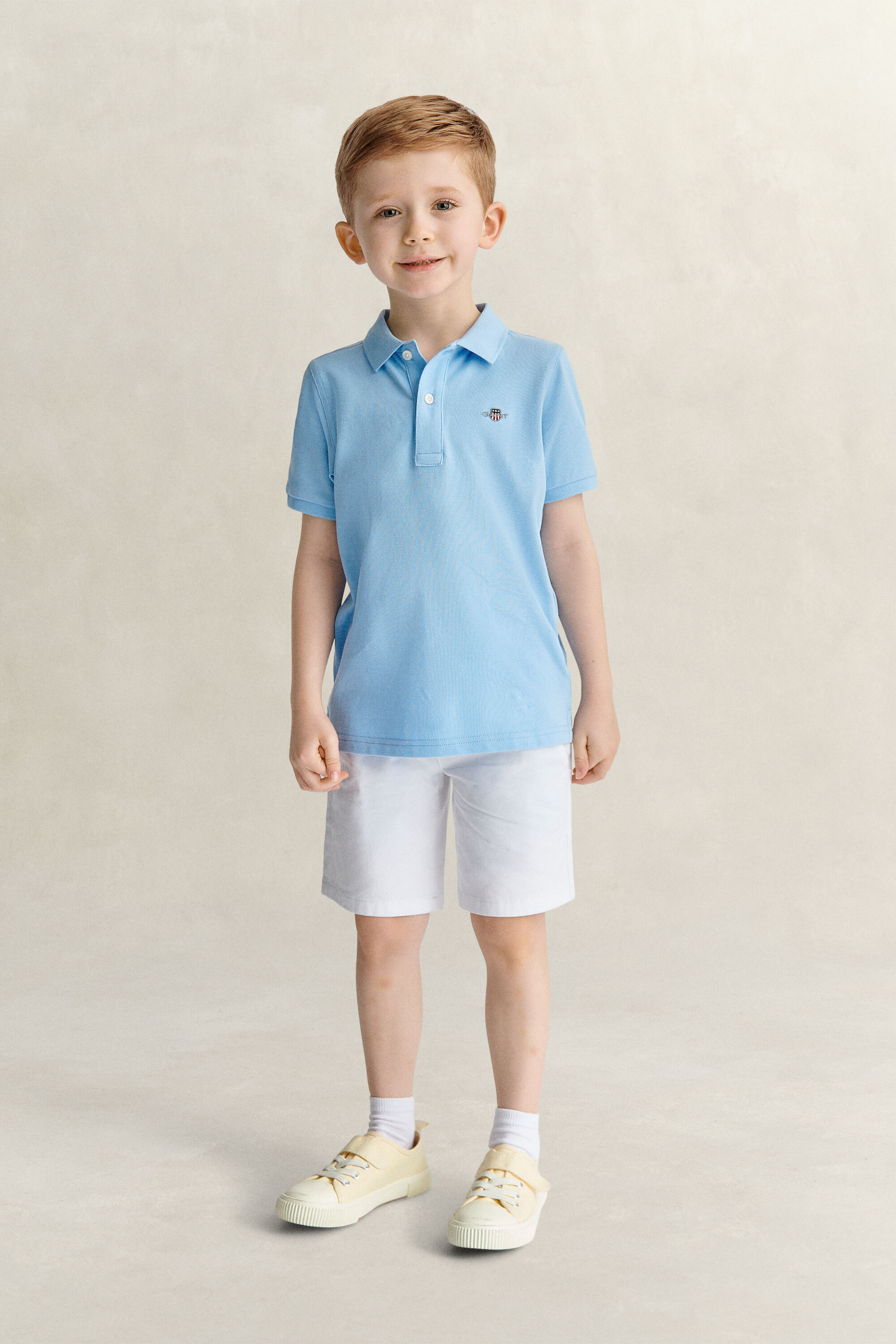 Kids Shield piqué poloshirt