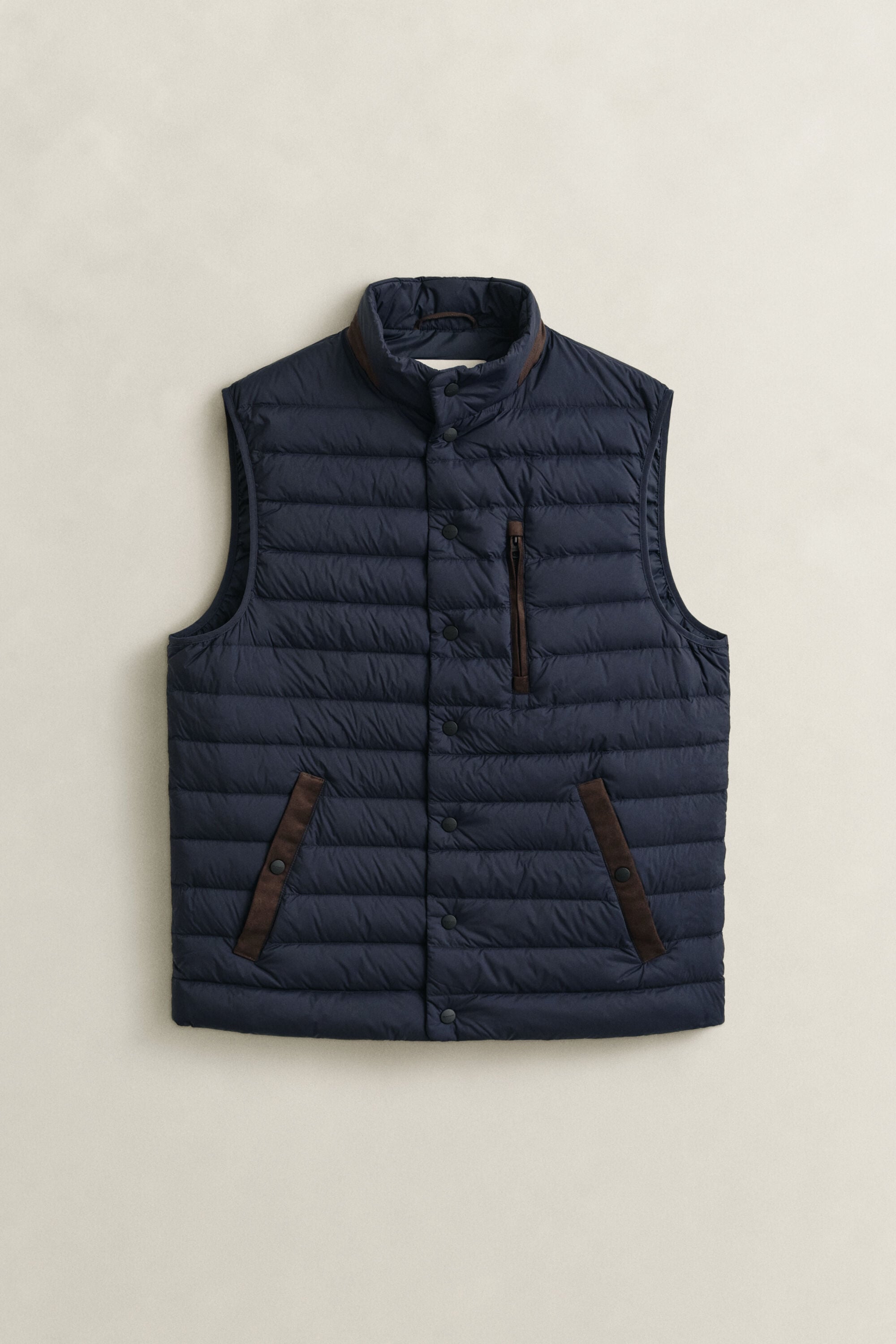 Ultra-licht donsbodywarmer