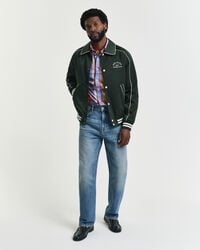 Regular Fit overhemd met korte mouwen en Indiase madrasruit