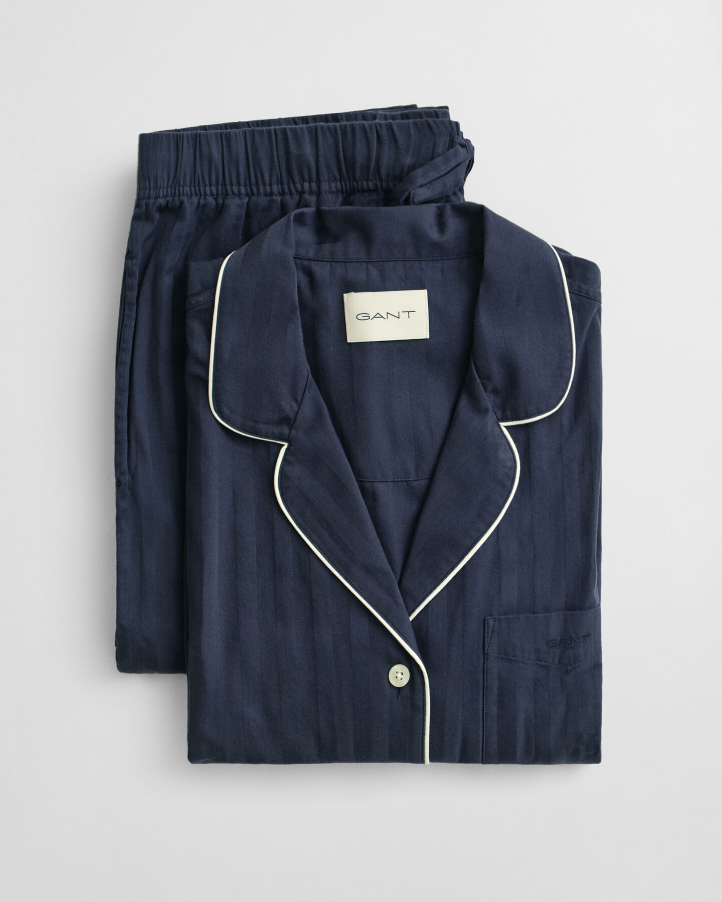 Cadeauset met satijnen pyjama met streepje