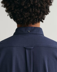 Regular Fit piqué overhemd van jersey