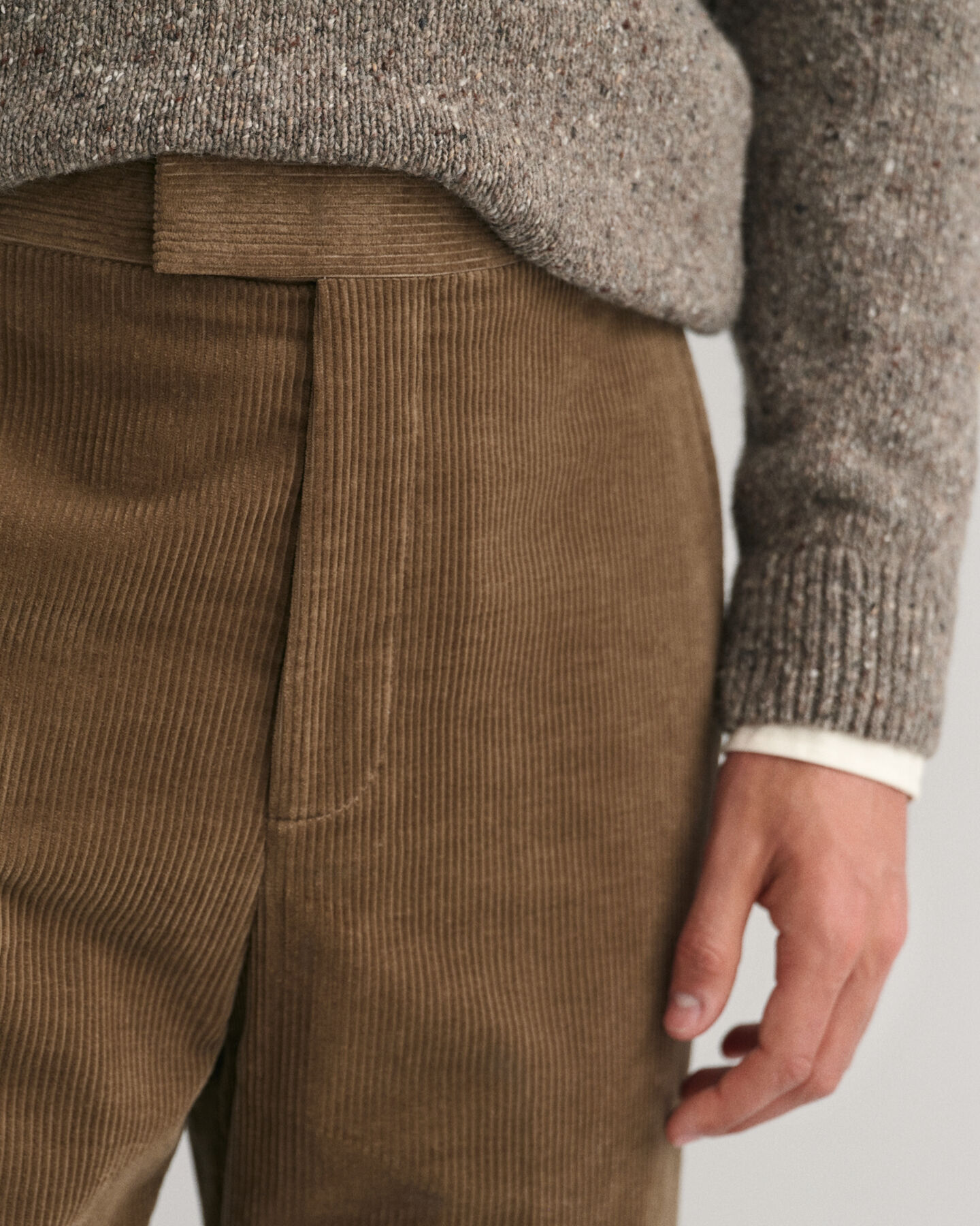 Corduroy kostuumbroek