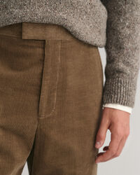 Corduroy kostuumbroek