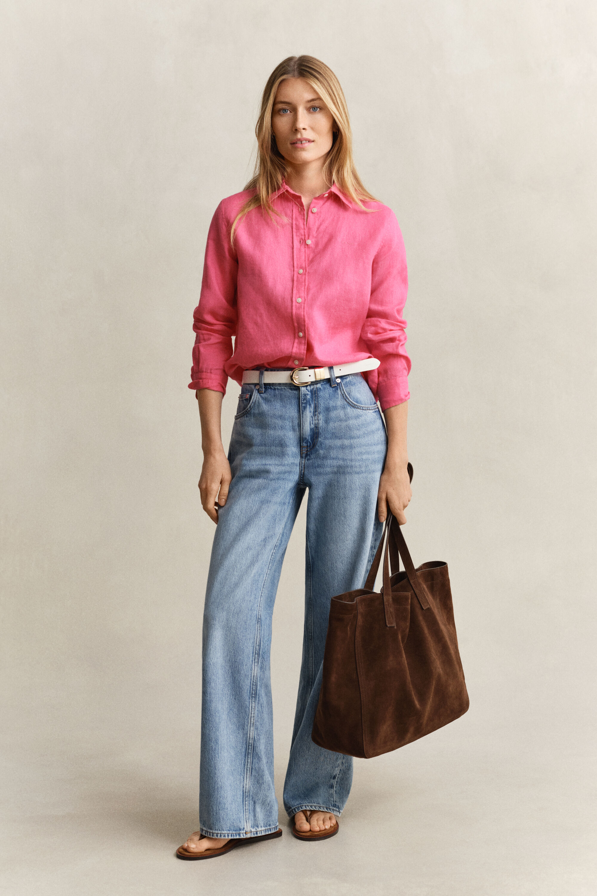 Regular Fit linnen overoverhemd