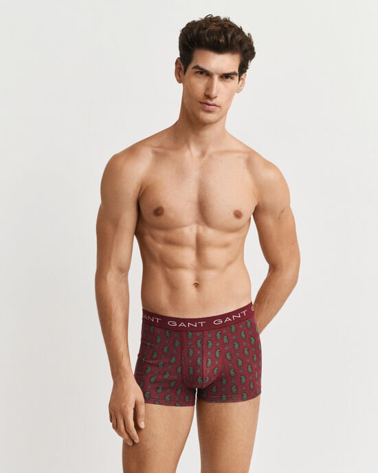 Cadeauset van drie boxershorts met paisleyprint