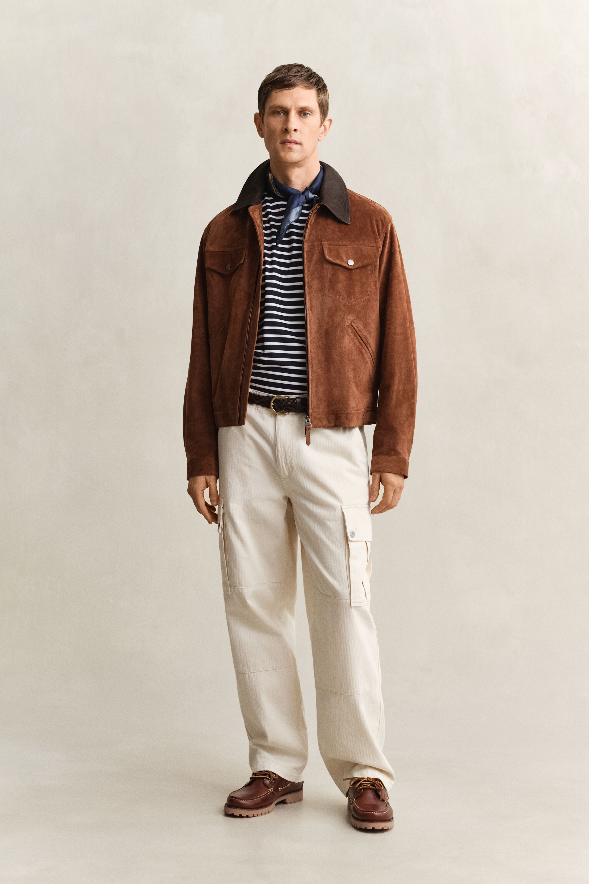 Gestreept T-shirt van Pima-katoen