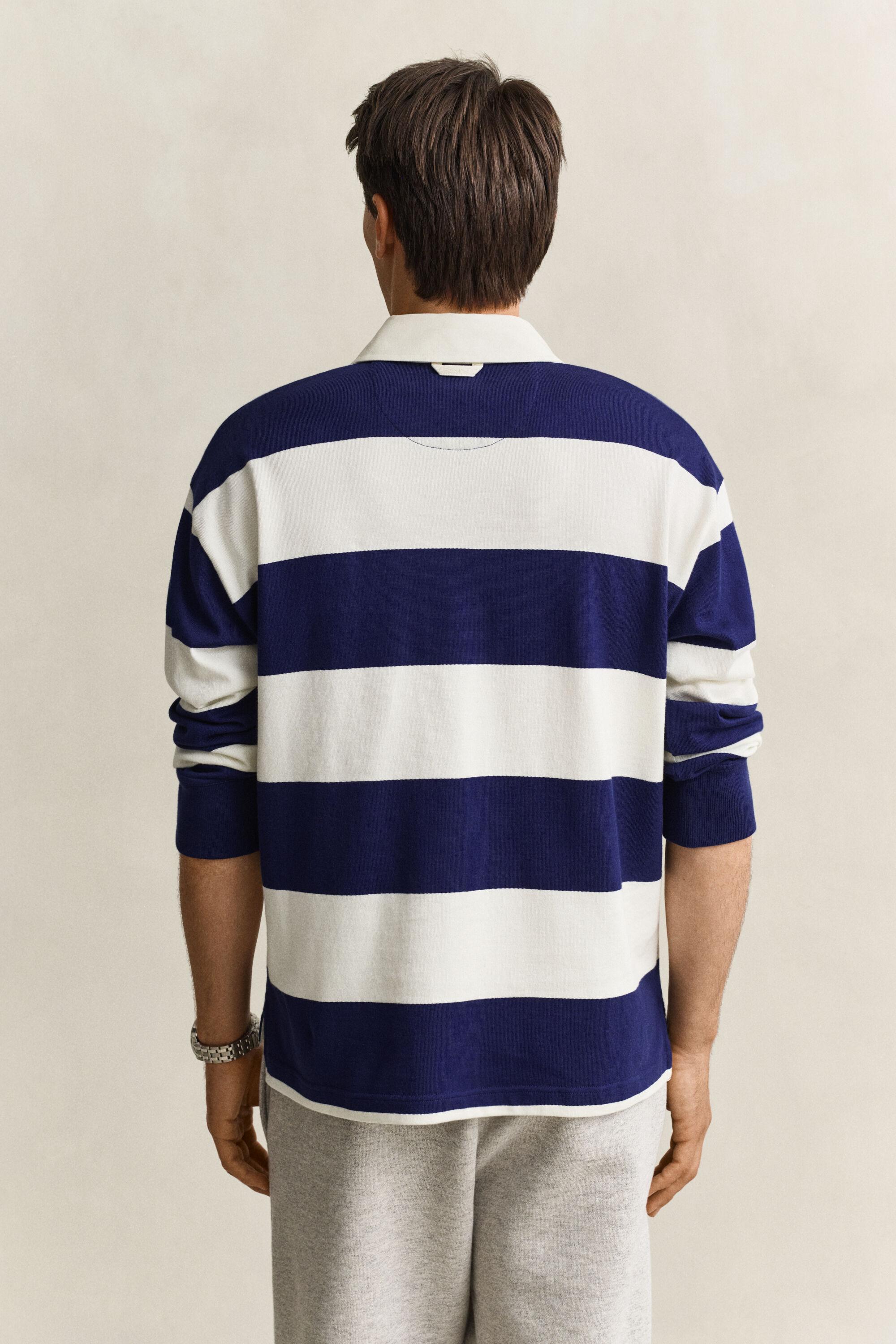 Gant x Yale Heavy Rugger met strepen