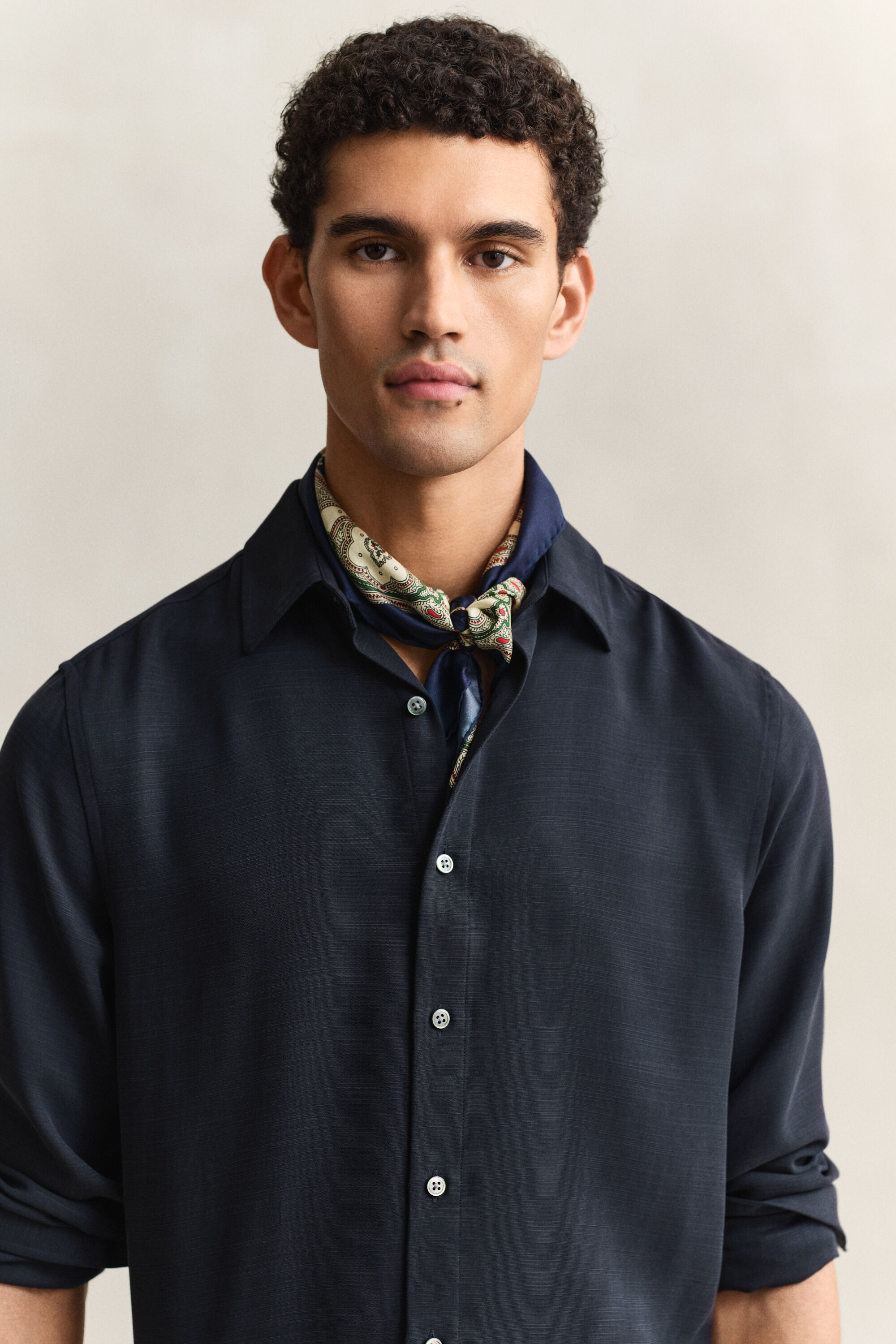 Overoverhemd van lyocell