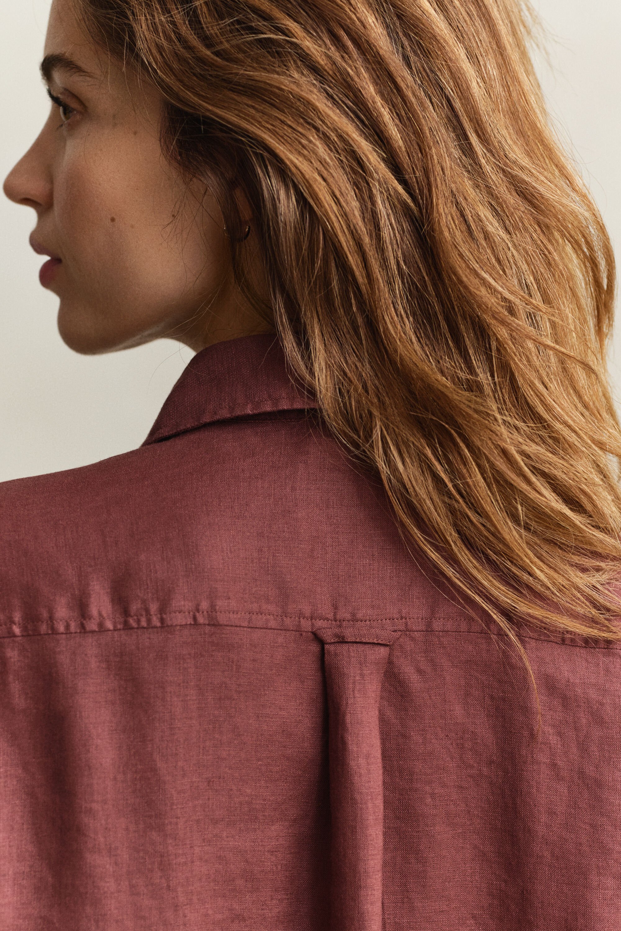 Relaxed Fit linnen blouse