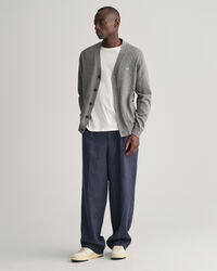 Klassieke katoenen vest met V-hals