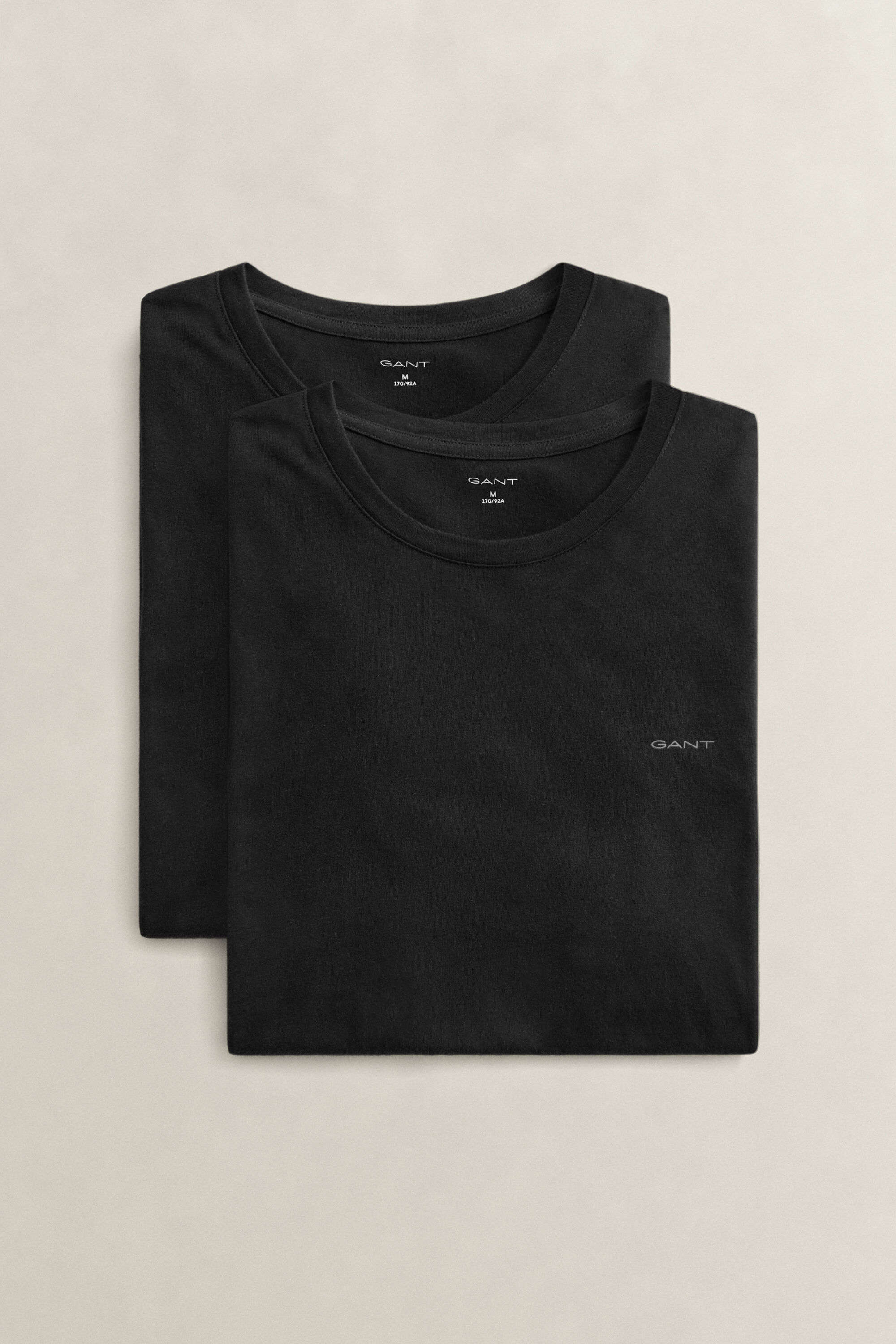 Set van twee T-shirts met ronde hals