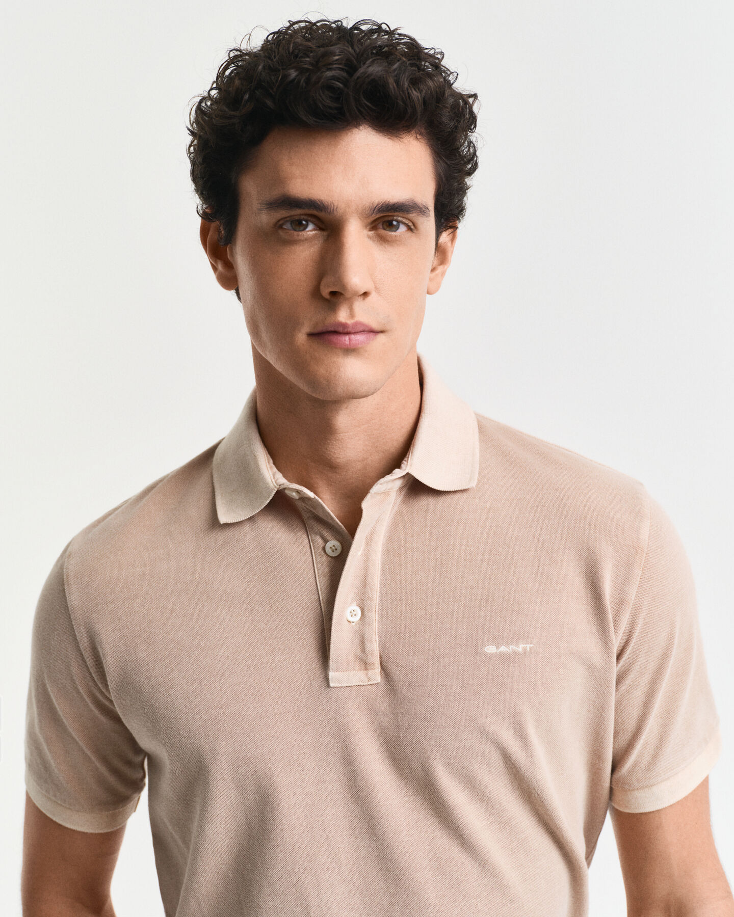 Sunfaded piqué poloshirt