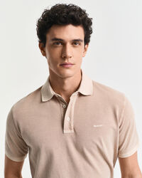 Sunfaded piqué poloshirt