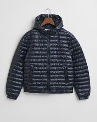 Teens glanzend lichtgewicht jack met wattering