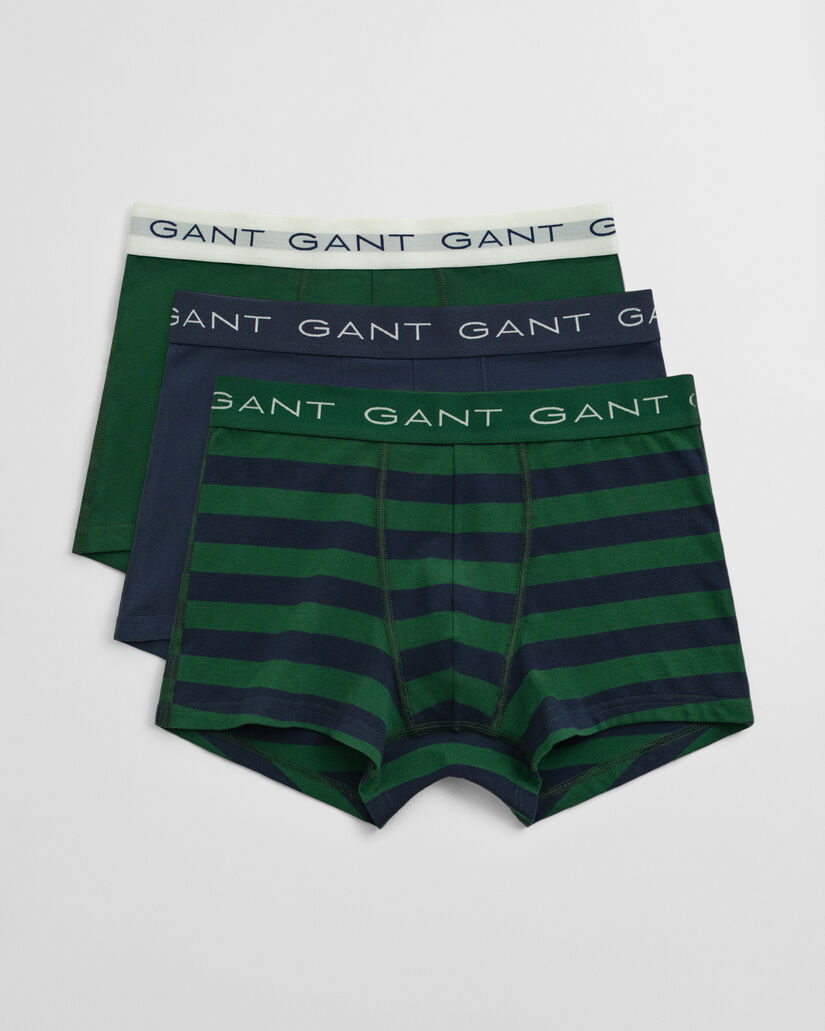 Set van drie gestreepte boxershorts