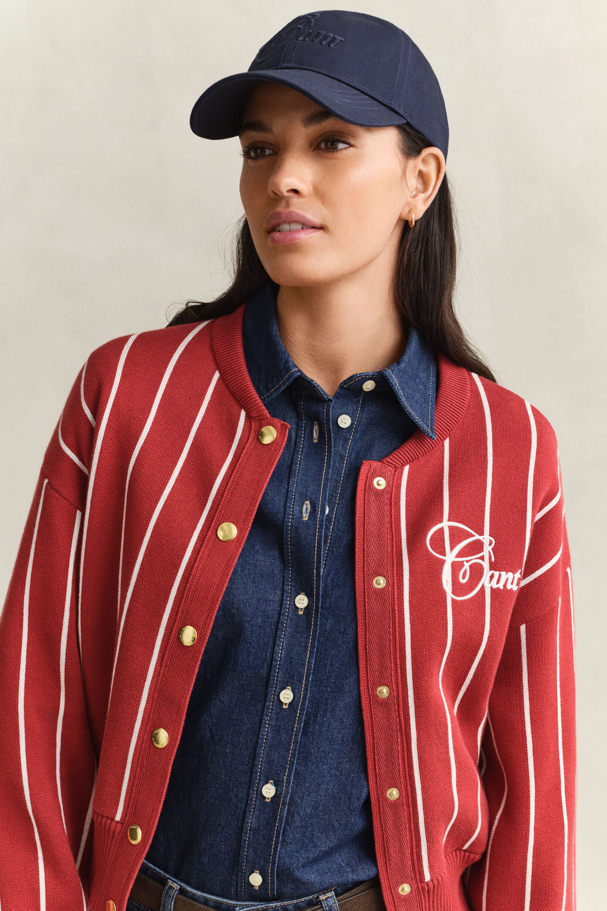 Gebreid Varsity Jacket