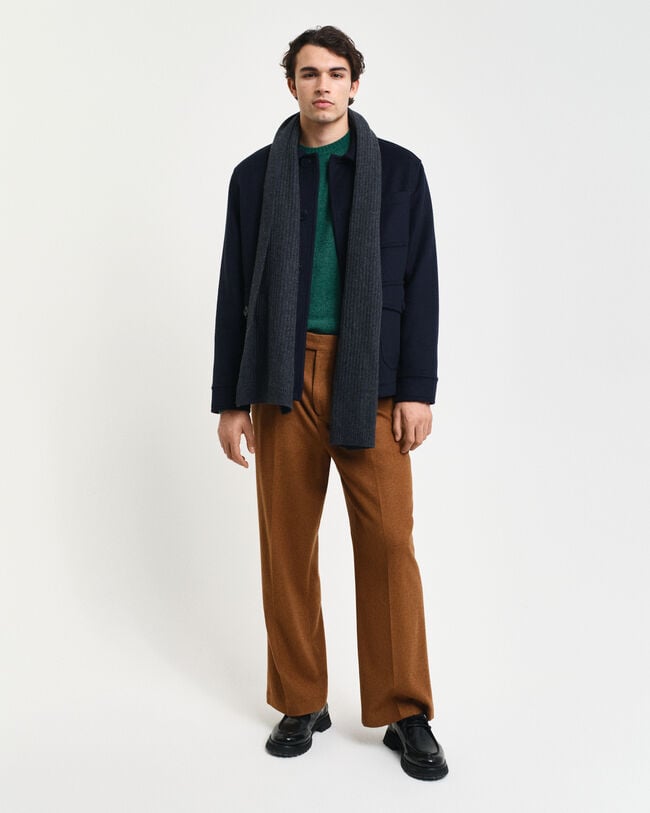 Trui met ronde hals van wolmix