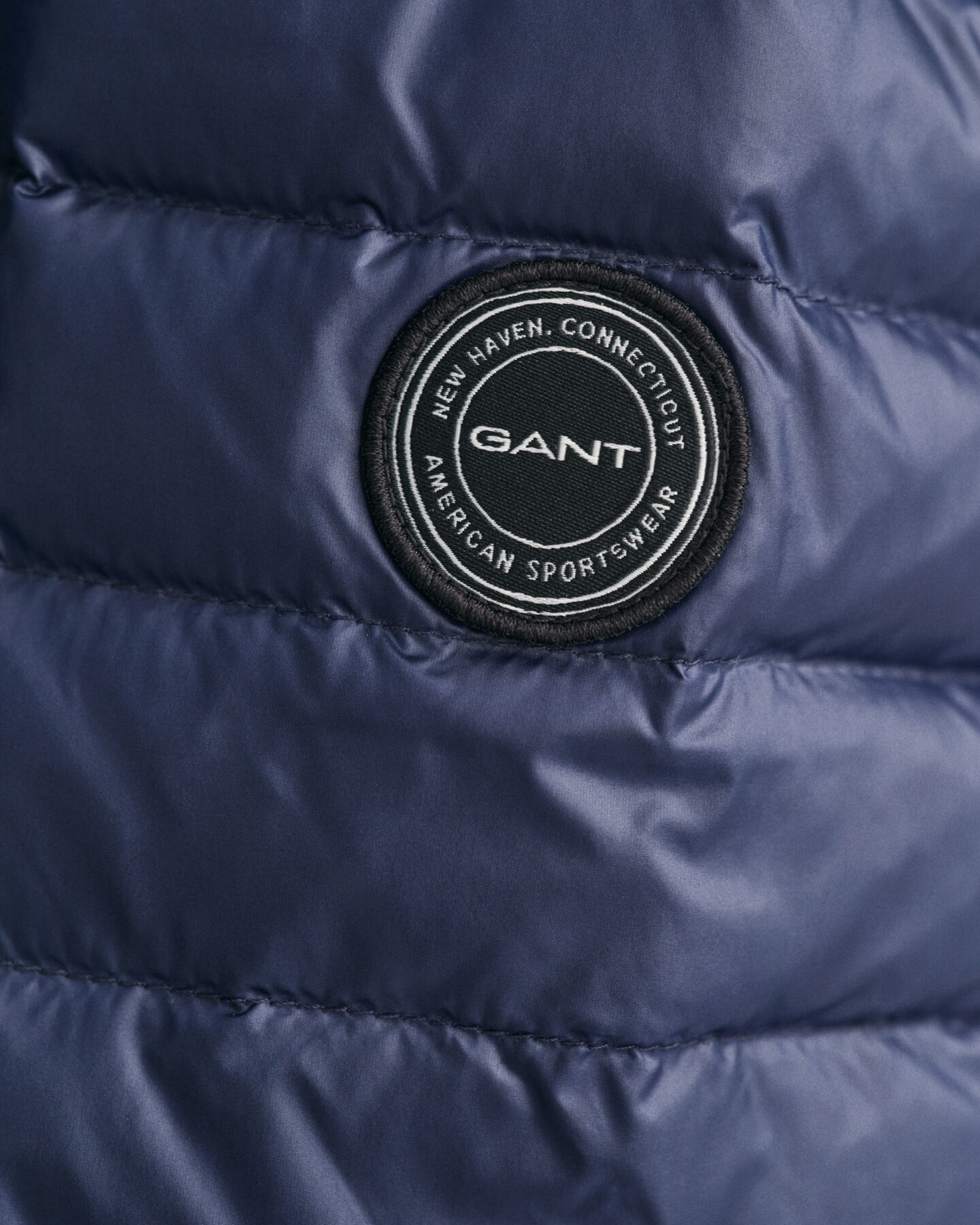 Teens glanzend lichtgewicht donsjack met wattering