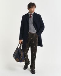 Klassieke wollen jas