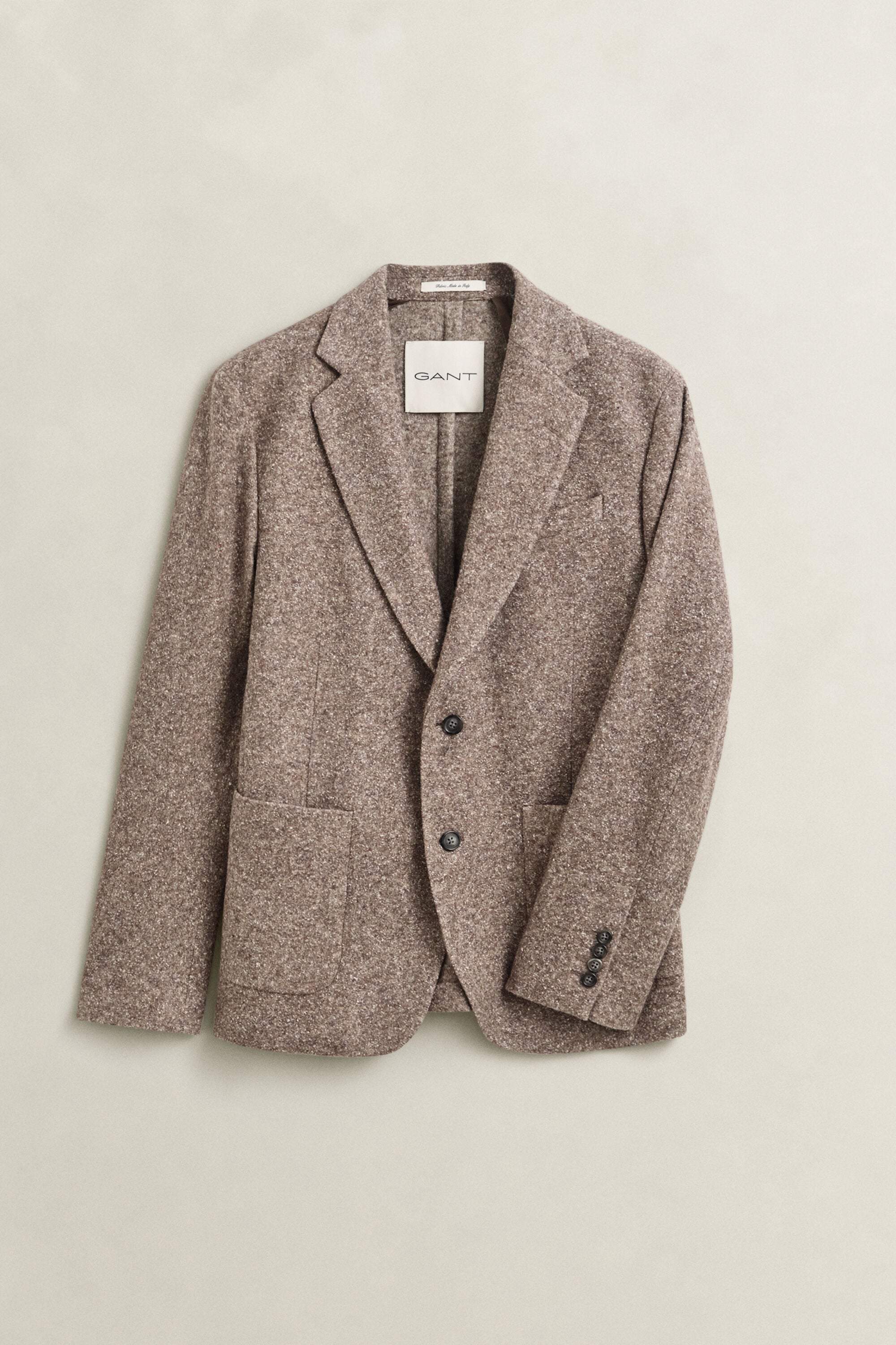 Jersey blazer van wol met zijde