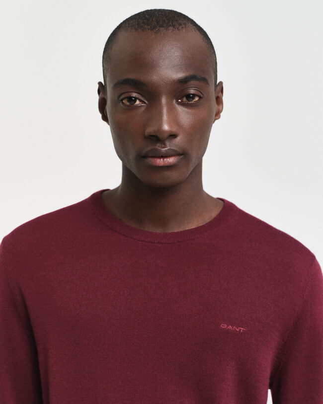 Trui met ronde hals van extra fijne merinoswol