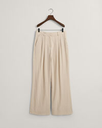 Relaxed Fit getailleerde broek van stretchlinnen