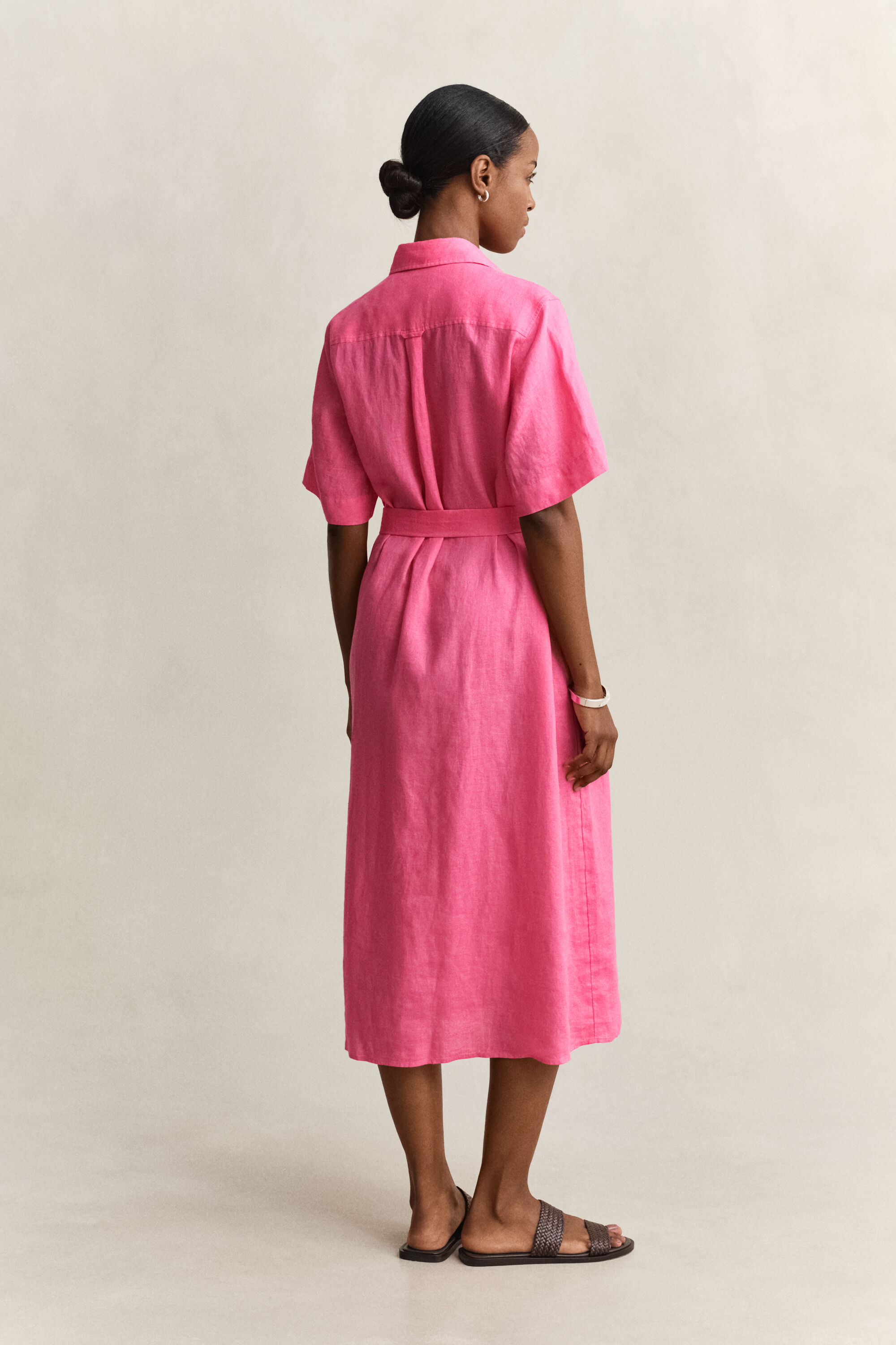 Linnen overoverhemdjurk