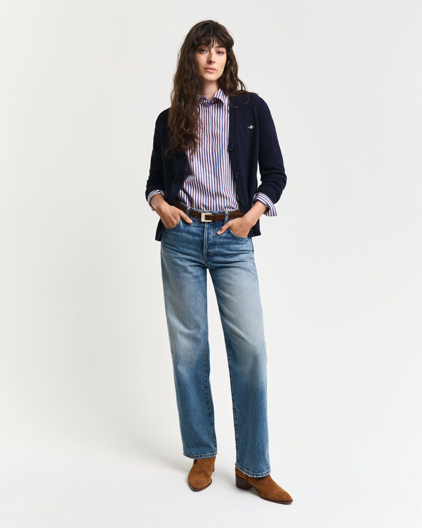 Klassiek vest van katoen