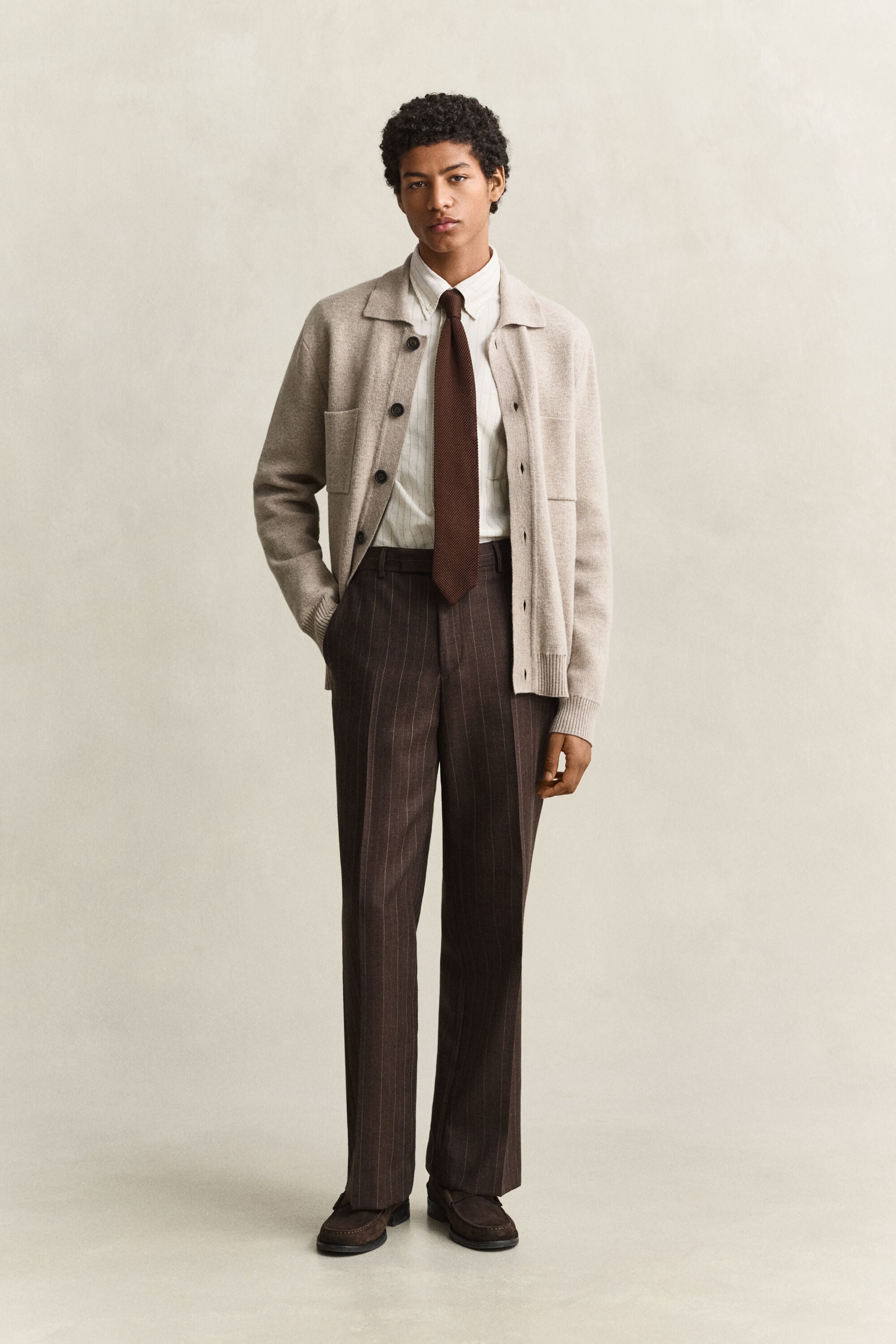 Dubbelgebreid overshirt