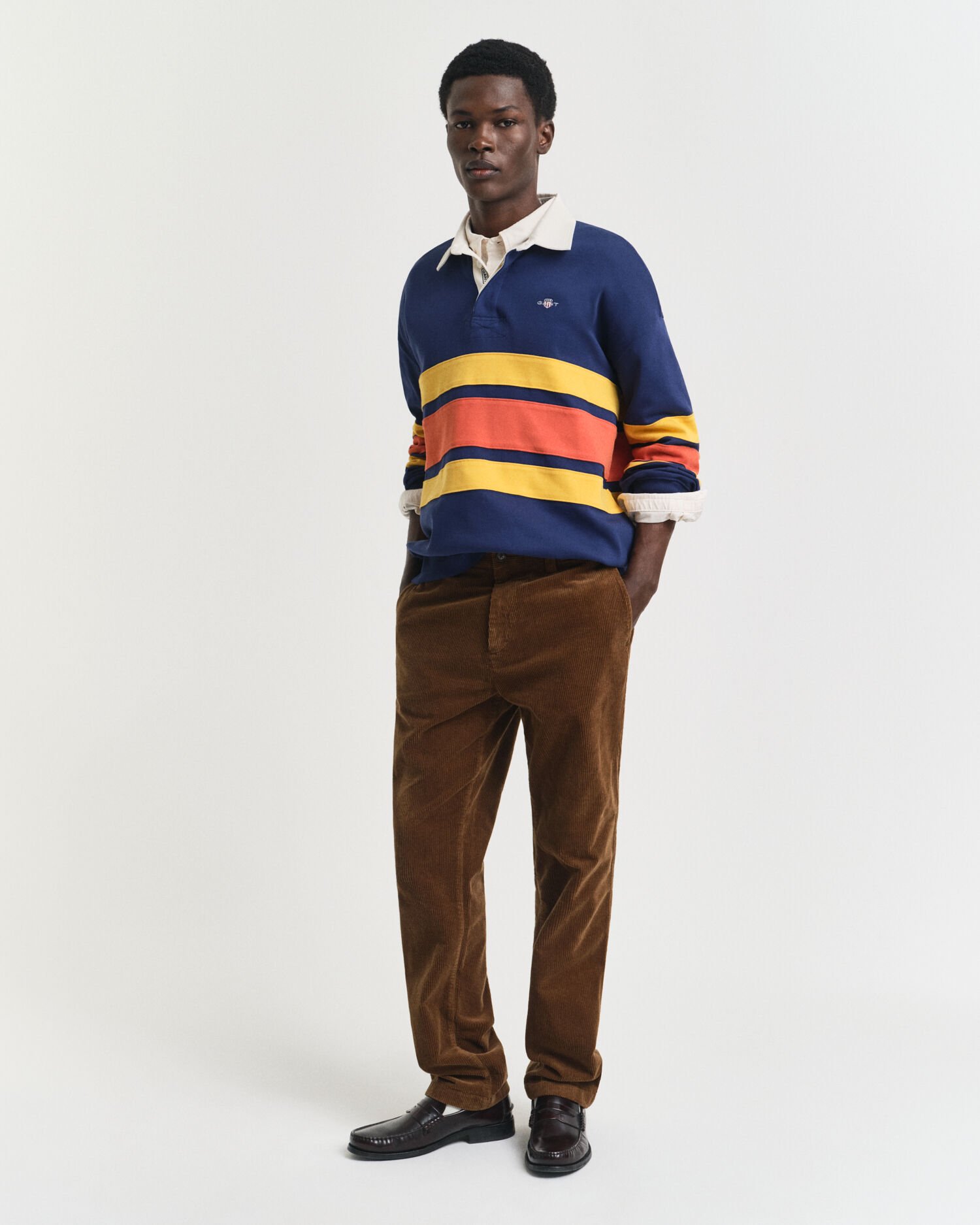 Heavy Rugger met kleurblokken