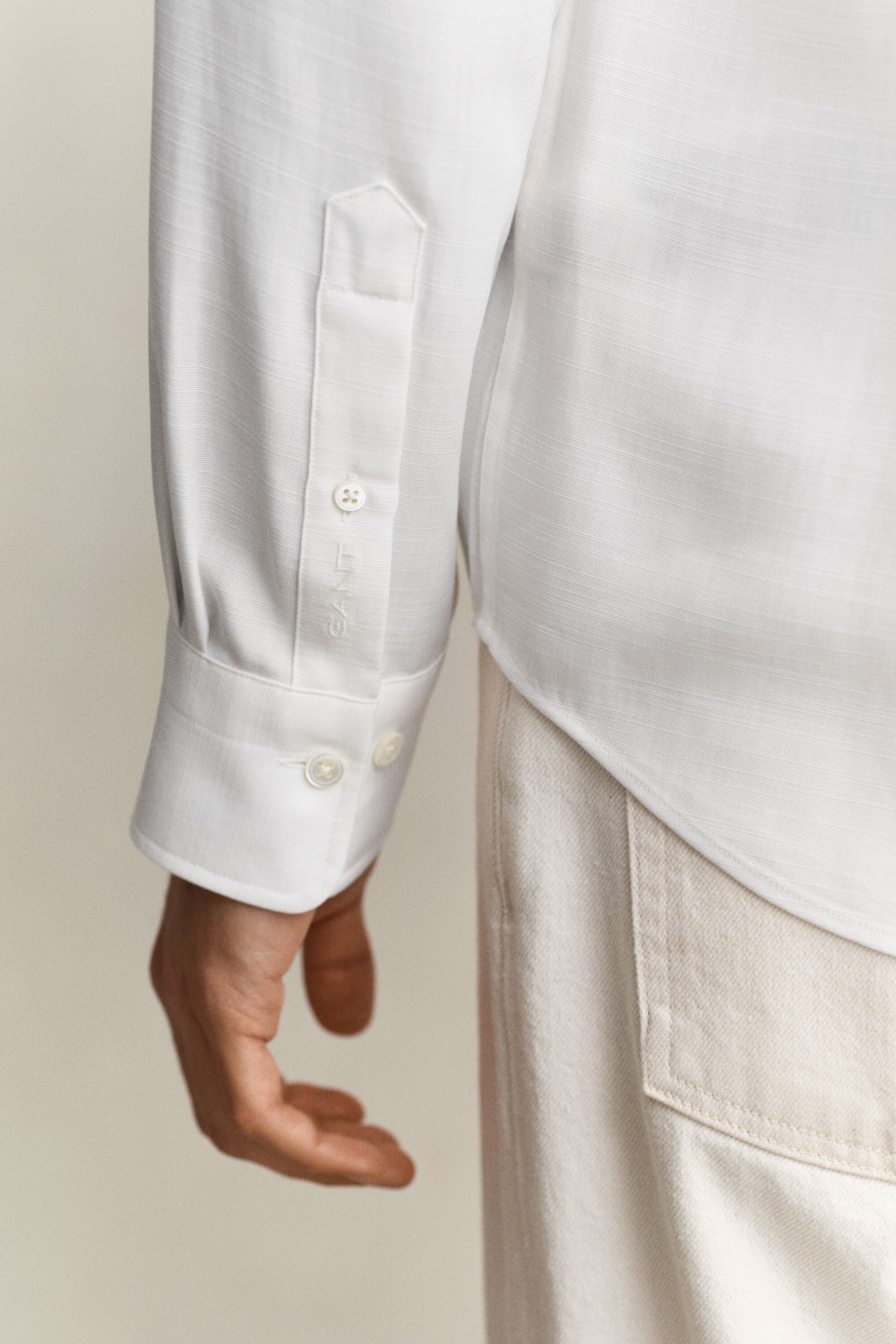 Overoverhemd van lyocell