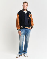 GANT 49 Arch Graphic sweatshirt met korte rits