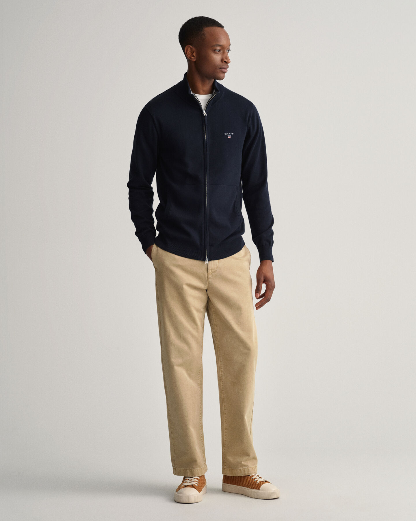 Classic ritsvest van katoenen