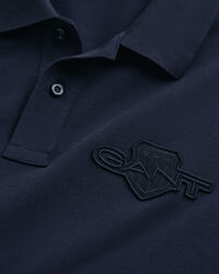 Tonal Shield poloshirt
