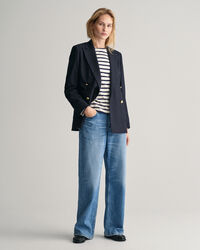 T-shirt met strepen en lange mouwen