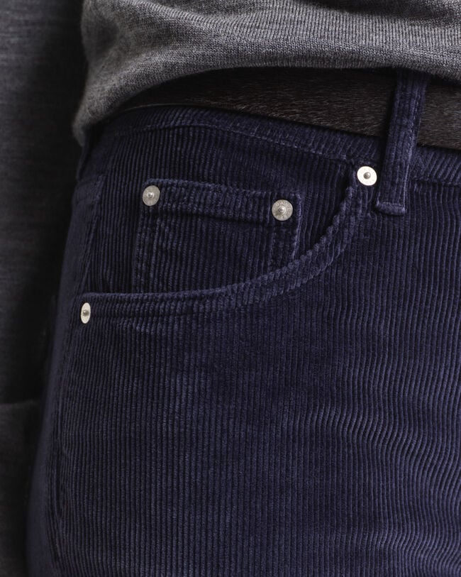 Flared corduroy jeans