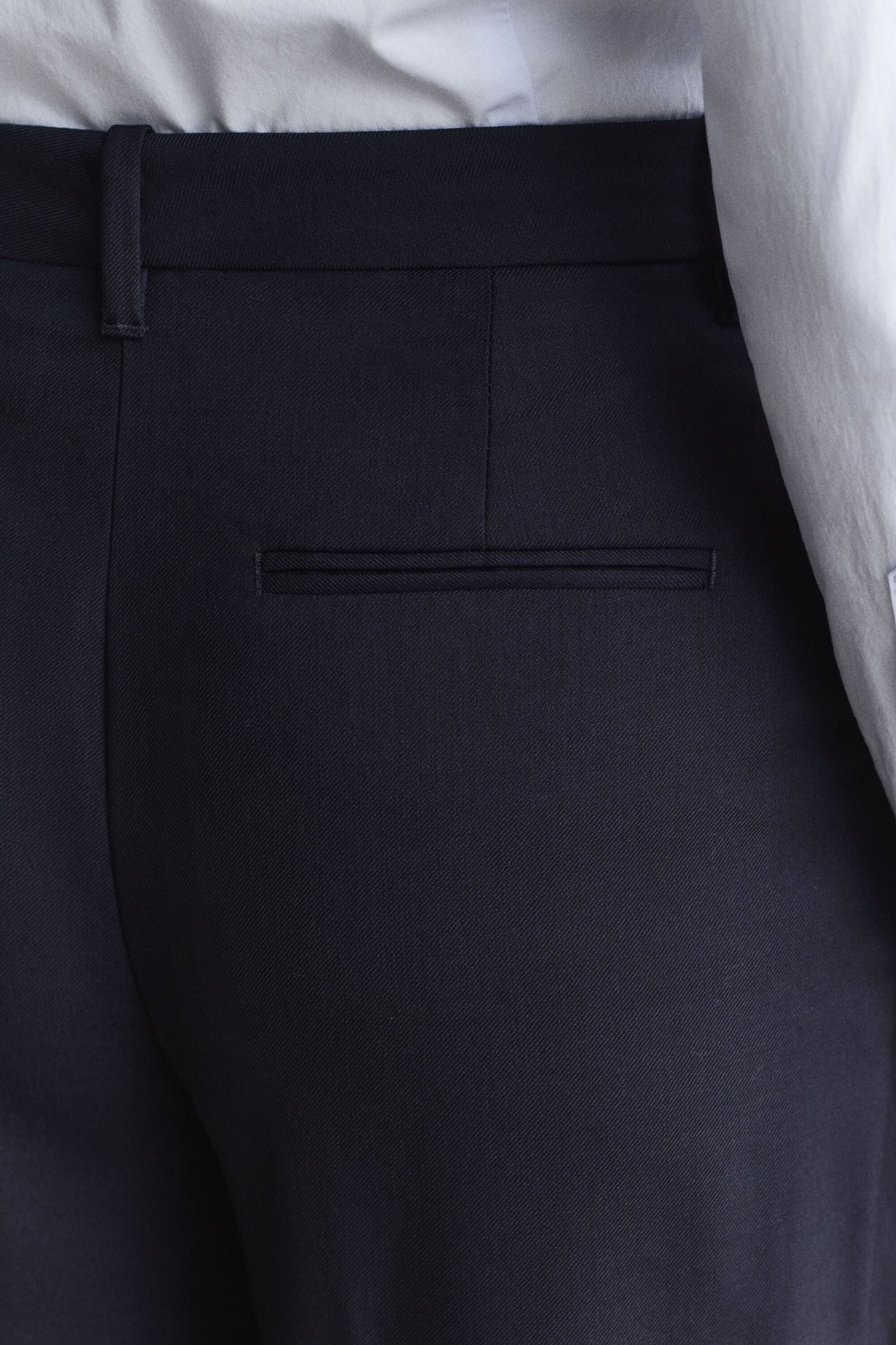 Geklede broek van wolmix