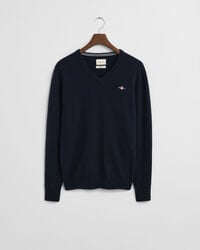 Trui met V-hals van buitengewoon zachte lamswol