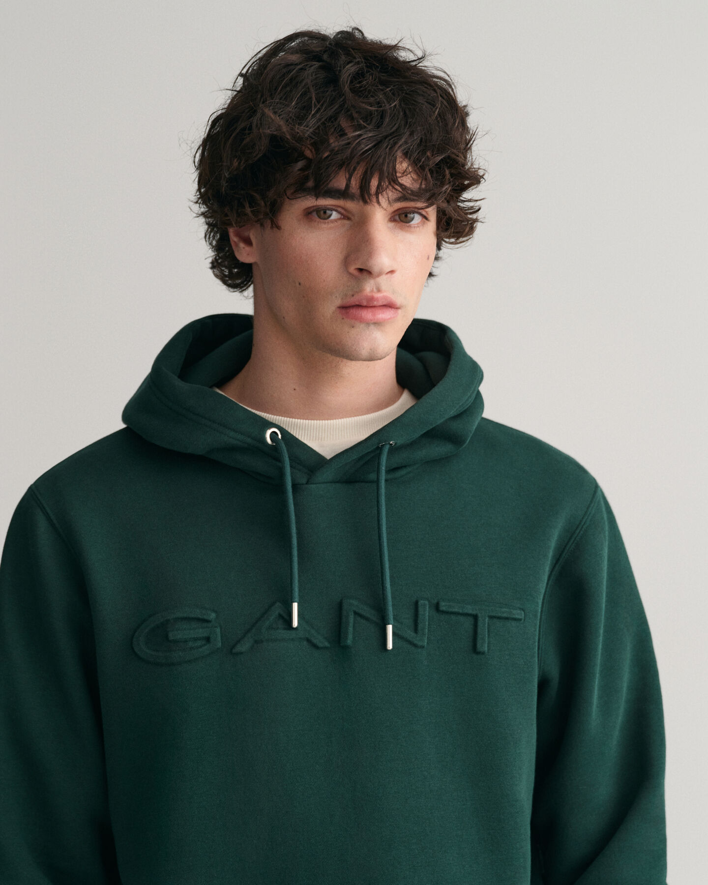 Gebosseleerde hoodie