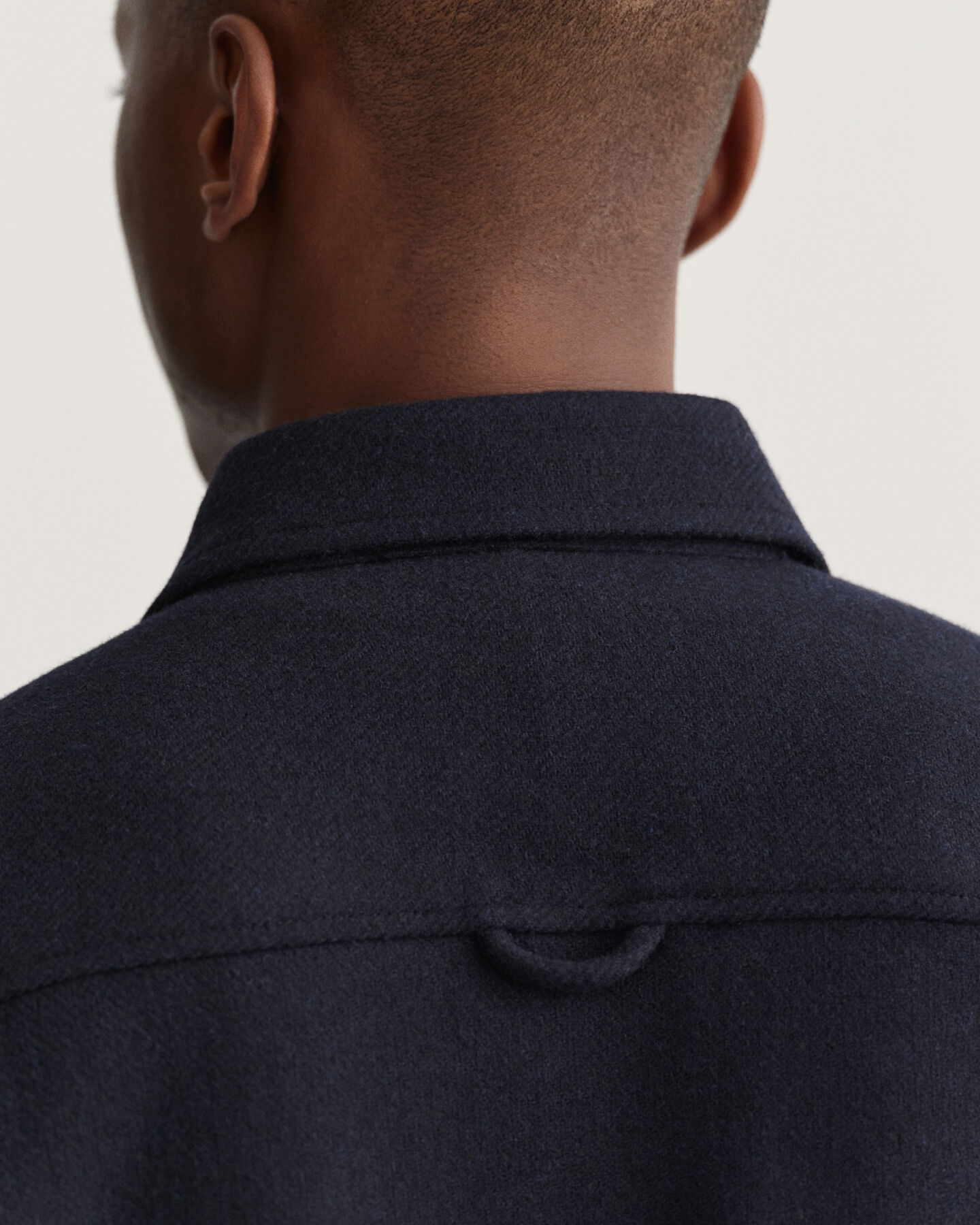 Overshirt van wolmix