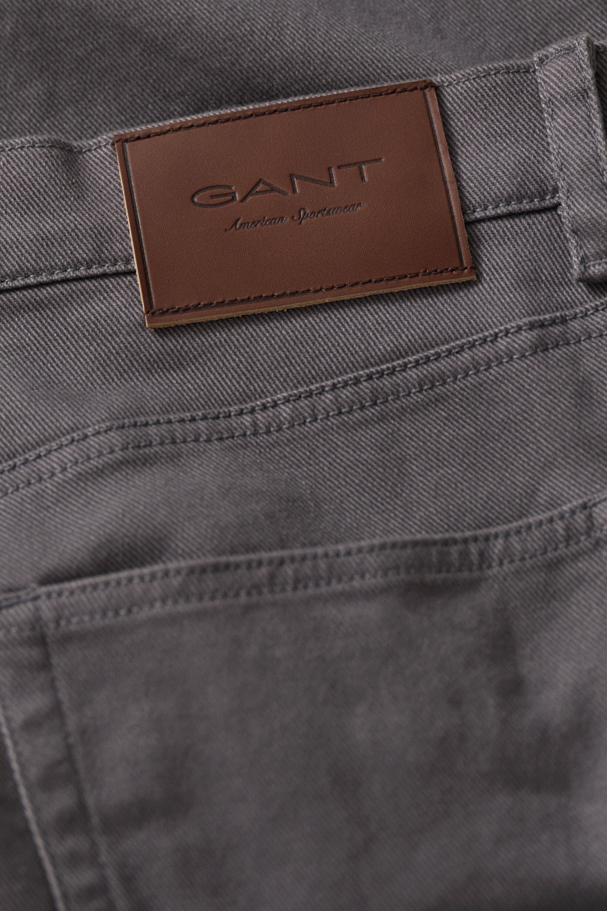 Slim Fit jeans van keperstof
