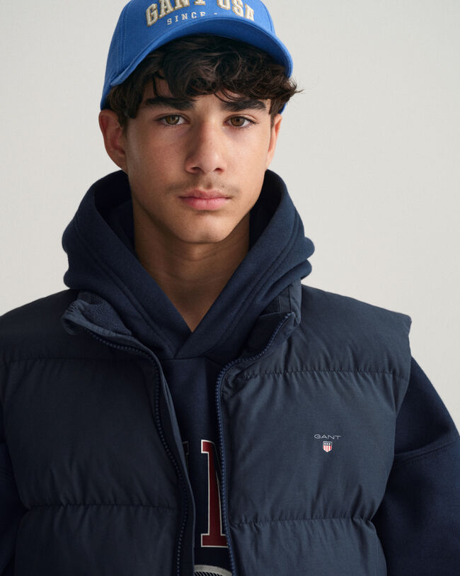 Teens gewatteerde bodywarmer