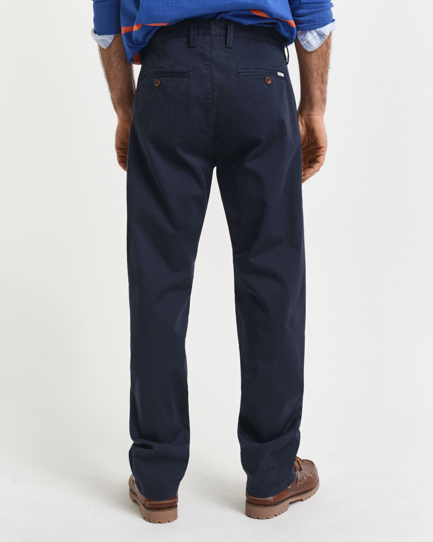 Regular Fit chino van keperstof