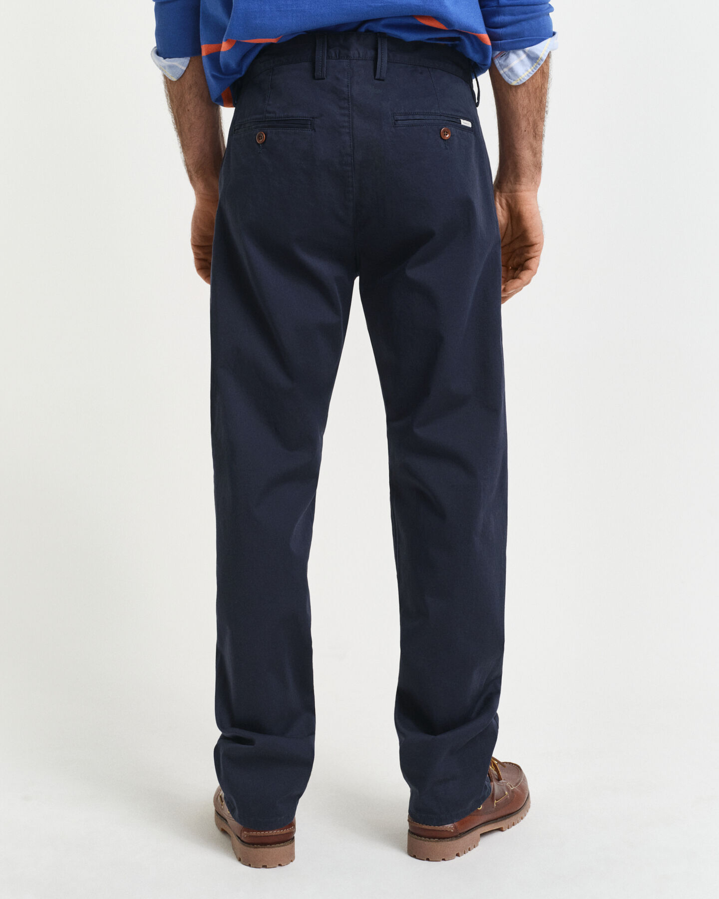 Regular Fit chino van keperstof