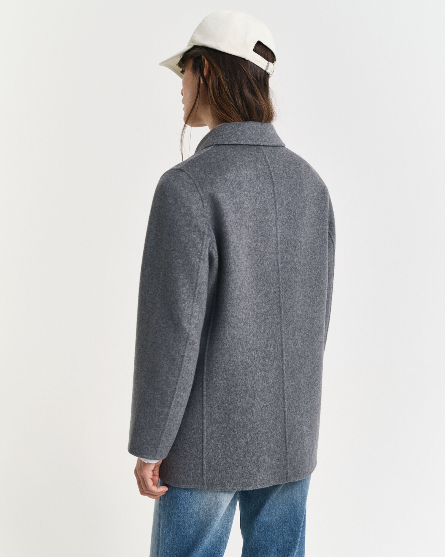 Jekker met handgestikt detail