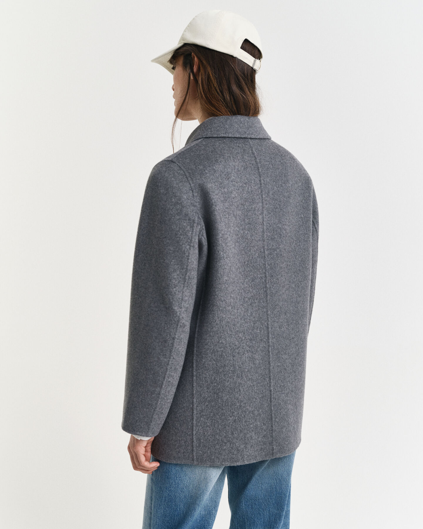 Jekker met handgestikt detail