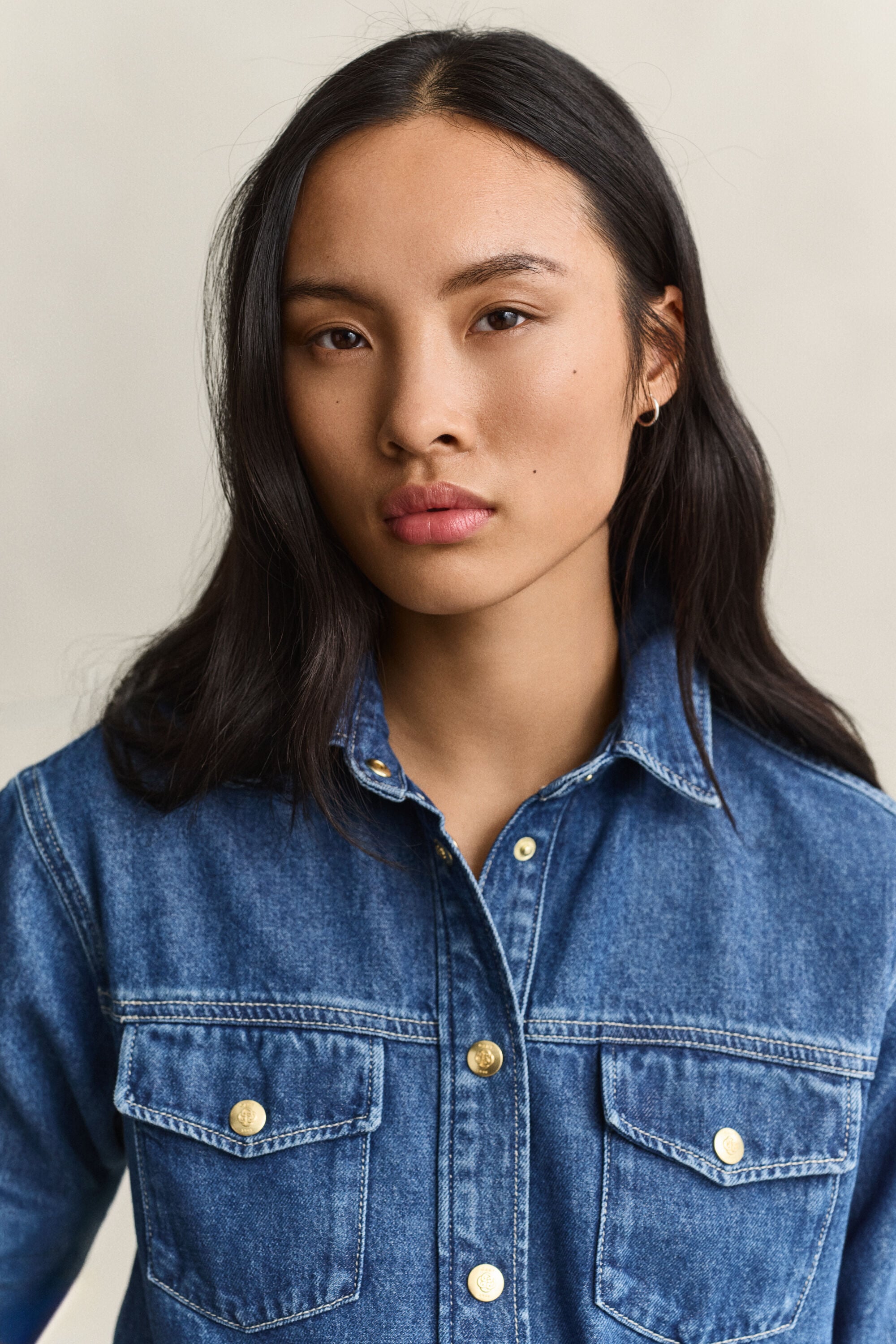 Denim overhemd