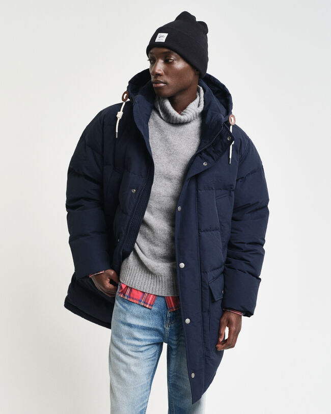 Halflang zwaar donsjack