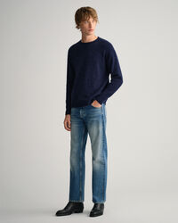 Trui met ronde hals van alpacamix