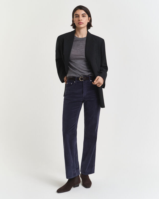 Trui met ronde hals van extra fijne merinoswol